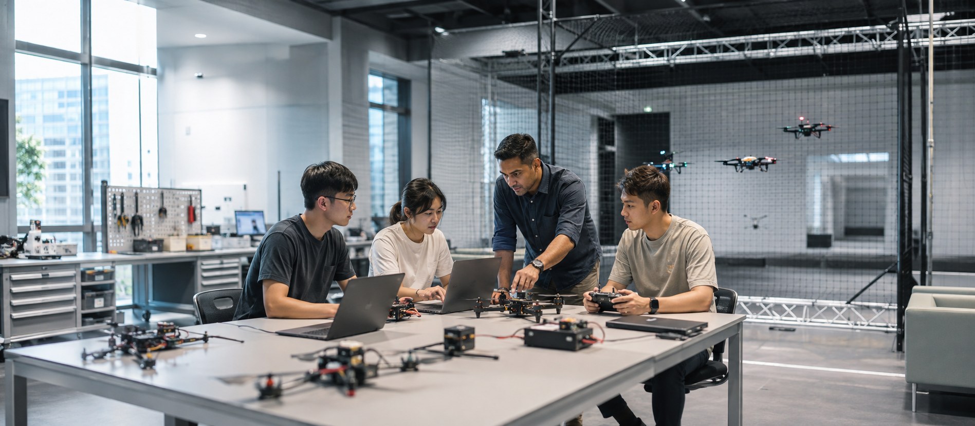 Aerise institutional drone programming and robotics workshop