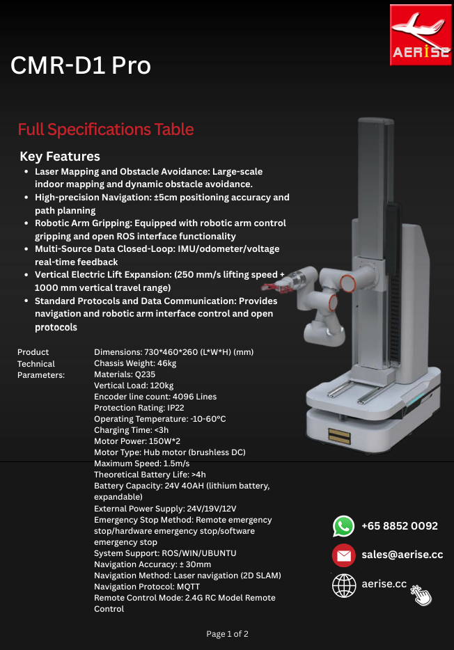 UAV & UGV Product Catalogue